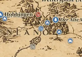 Bockenburger Fähre auf der Karte von Mittelerde