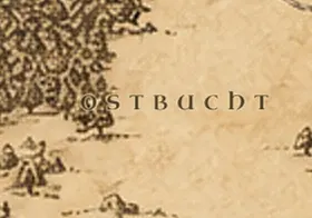 Die Ostbucht auf der Karte von Mittelerde