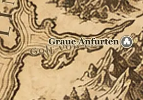 Der Golf von Lhûn auf der Karte von Mittelerde