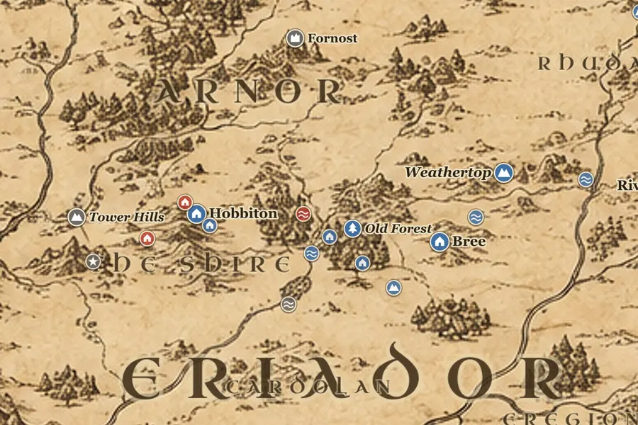 The Shire and Eriador