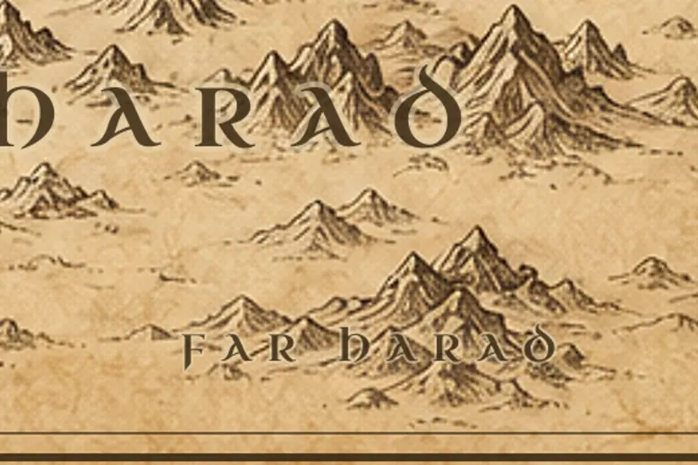 Far Harad on the map of Middle-earth