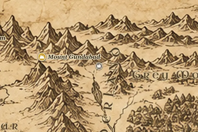 Framsburg on the map of Middle-earth