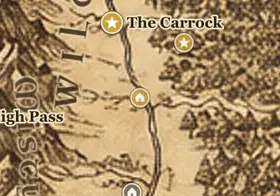 Beorn's Hall on the map of Middle-earth