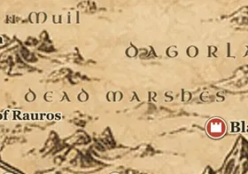 Dead Marshes on the map of Middle-earth