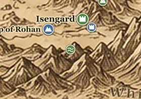 Fords of Isen on the map of Middle-earth