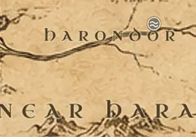 Harondor on the map of Middle-earth