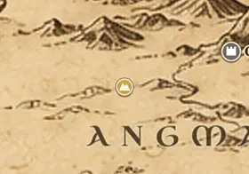 Mount Gram on the map of Middle-earth