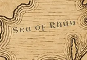 Sea of Rhûn on the map of Middle-earth