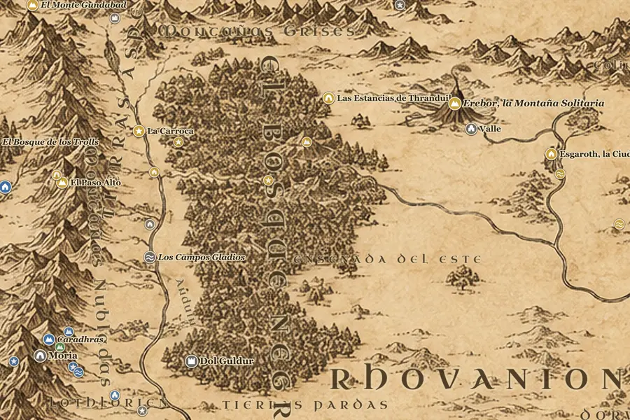 La casa de Beorn y el linde del Bosque Negro