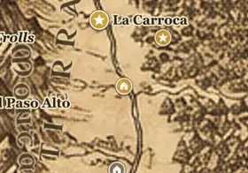 La Casa de Beorn en el mapa de la Tierra Media