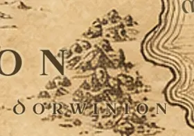 Dorwinion en el mapa de la Tierra Media