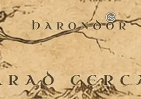 Harondor (Gondor del Sur) en el mapa de la Tierra Media