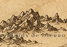 Las Colinas de Hierro en el mapa de la Tierra Media