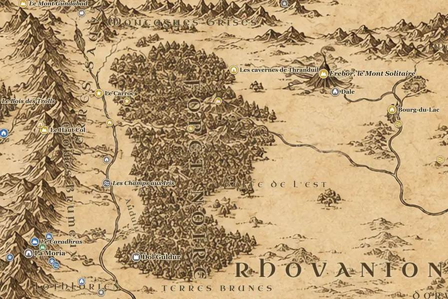 La maison de Beorn et la lisière de la Forêt Noire
