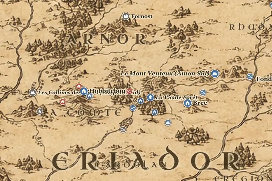 La Comté et l'Eriador
