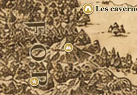 Les Montagnes de la Forêt Noire sur la carte de la Terre du Milieu