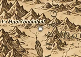 Framsburg sur la carte de la Terre du Milieu