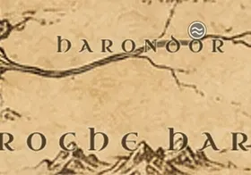 Le Harondor sur la carte de la Terre du Milieu