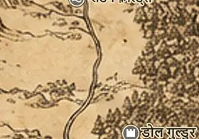 मिडिल-अर्थ के नक्शे पर अंदुइन