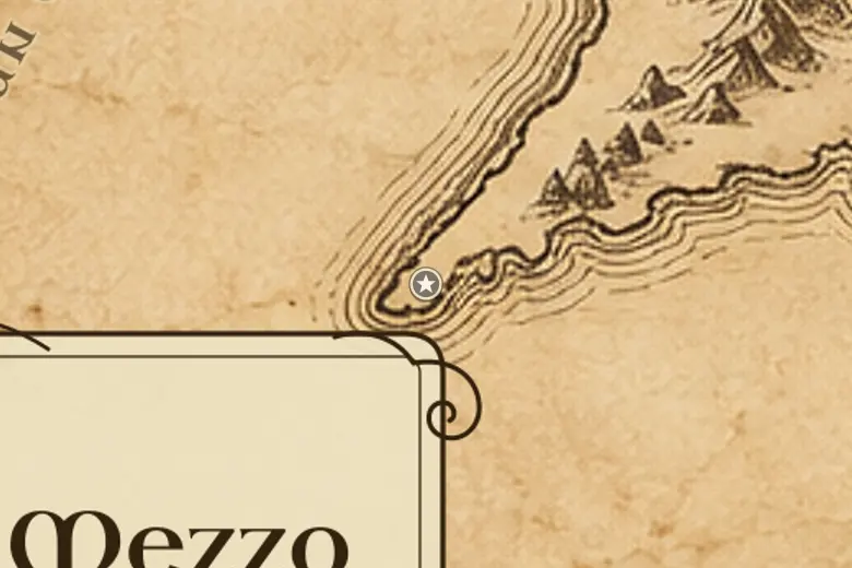 Andrast sulla mappa della Terra di Mezzo