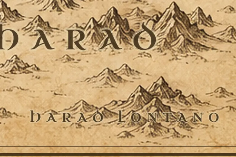 l'Harad Lontano sulla mappa della Terra di Mezzo