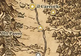 la Casa di Beorn sulla mappa della Terra di Mezzo