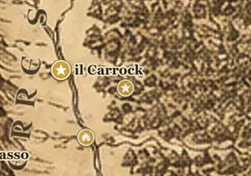 la Porta della Foresta sulla mappa della Terra di Mezzo