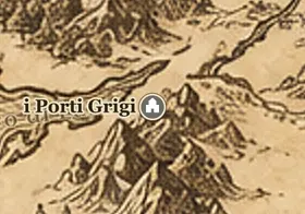 i Porti Grigi sulla mappa della Terra di Mezzo