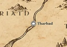 Tharbad sulla mappa della Terra di Mezzo
