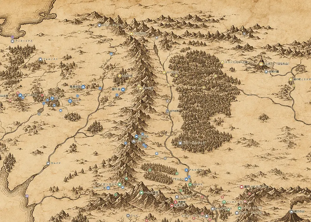 中つ国の地図上の行きて帰りし物語