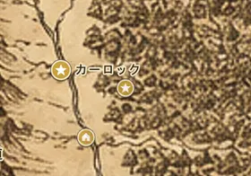 中つ国の地図上の森の門