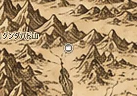 中つ国の地図上のフラムスブルグ