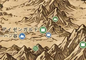 中つ国の地図上のアイゼンガルド
