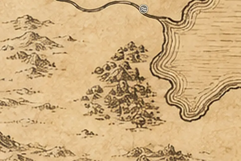 중간계 지도 속 도르위니온