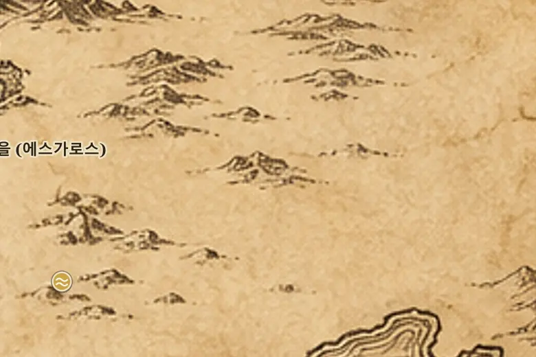 중간계 지도 속 룬
