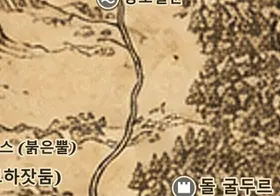 중간계 지도 속 안두인대하