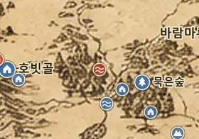 중간계 지도 속 브랜디와인 다리