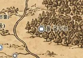 중간계 지도 속 돌 굴두르