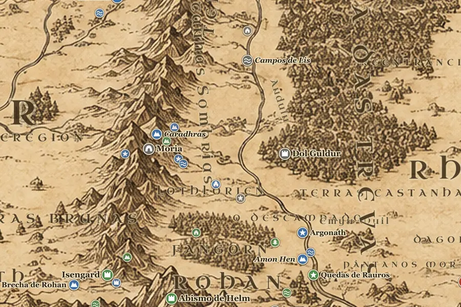 Lothlórien e o Anduin