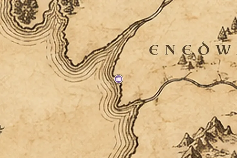 Lond Daer no mapa da Terra-média