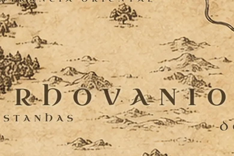 Rhovanion no mapa da Terra-média