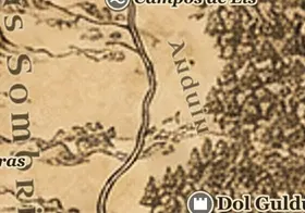 Anduin no mapa da Terra-média