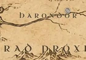 Harondor no mapa da Terra-média