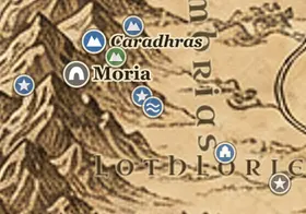 Lagoespelho no mapa da Terra-média