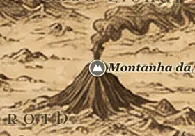 Montanha da Perdição no mapa da Terra-média