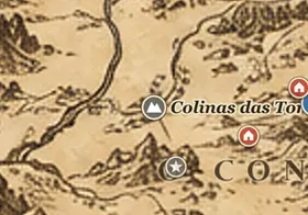 Colinas das Torres no mapa da Terra-média
