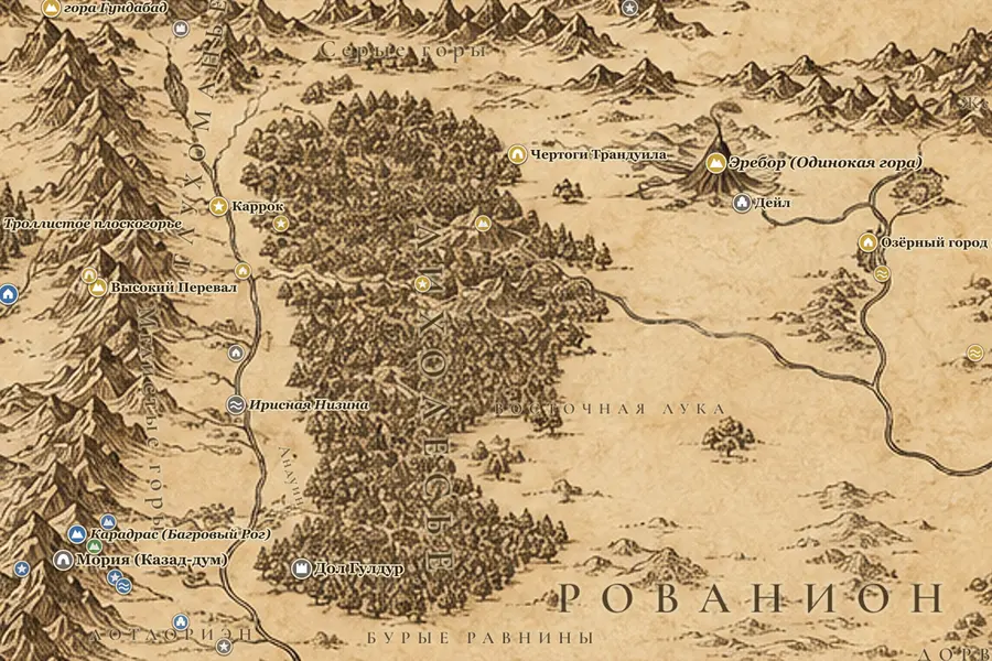 Дом Беорна и опушка Лихолесья